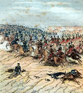 Le 2eme Hussard culbute le 13eme uhlans hanovriens