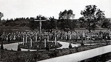 Cérémonie commémorative prussienne au cimetière prussien de Mars-la-Tour