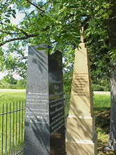 Das Denkmal von Gluszezewski und Denkmal des 16. preussischen Infanterieregiments