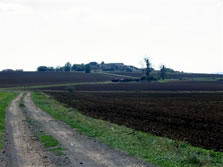 Die Farm von Mariaville, die von Mars-La-Tour gesehen ist